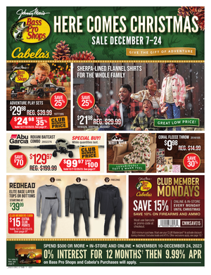 Cabela's Fall Catalogue August 9 to December 31