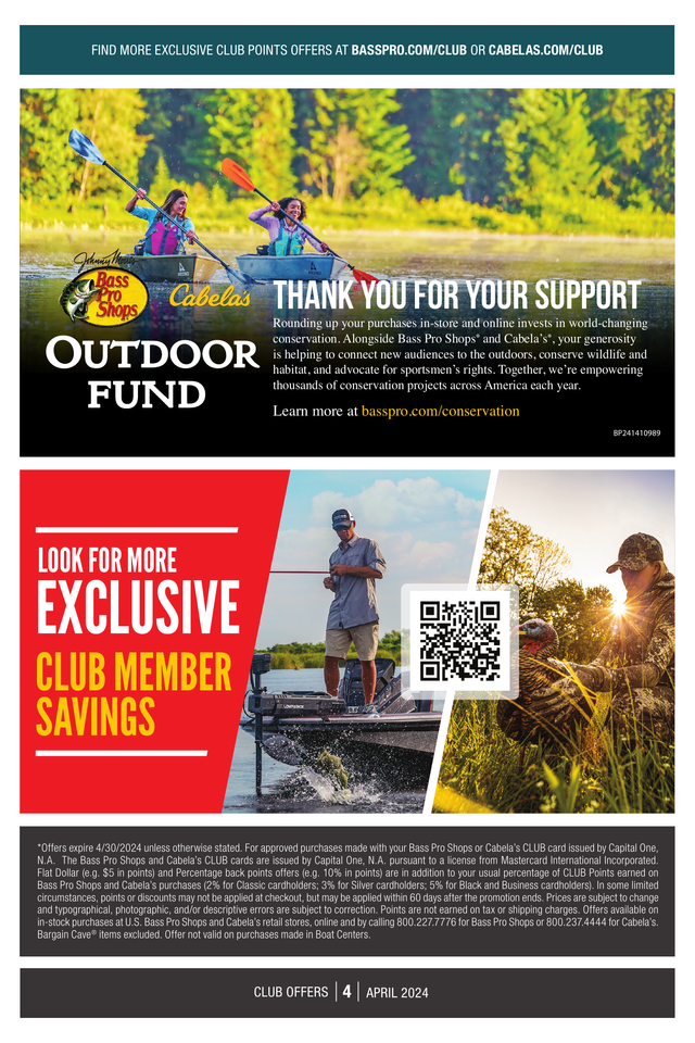 Outdoor, hunting and fishing online audience